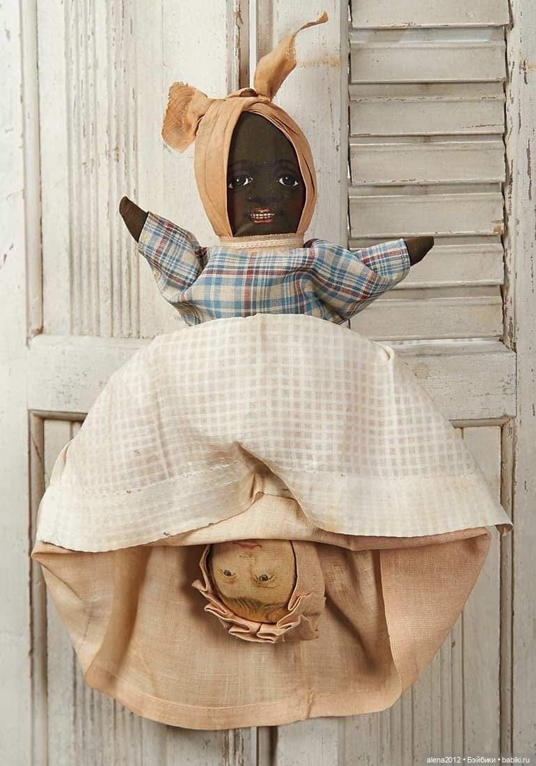 Перевертыши - антикварные американские куклы (фото 2)