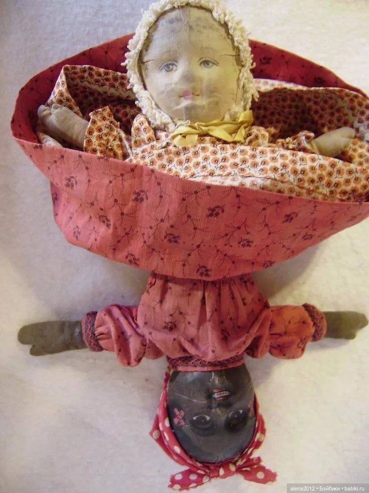 Перевертыши - антикварные американские куклы