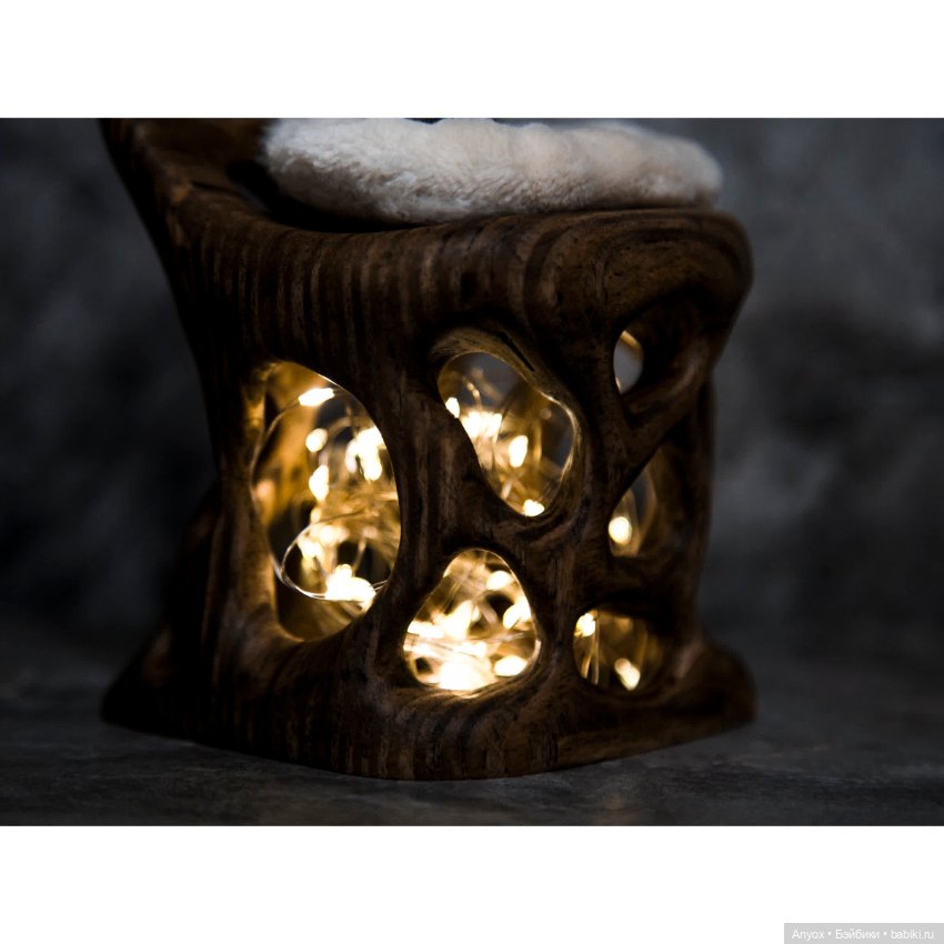 Стульчик с подсветкой — Мебель для кукол и домиков: фото