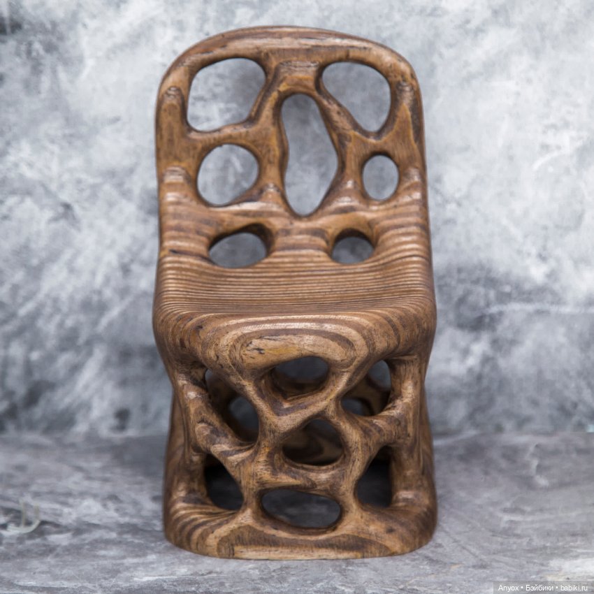 Стульчик с подсветкой — Мебель для кукол и домиков: фото (фото 6)