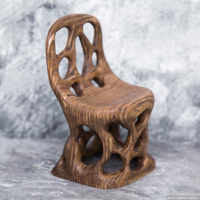 Стульчик с подсветкой — Мебель для кукол и домиков: фото (фото 8)