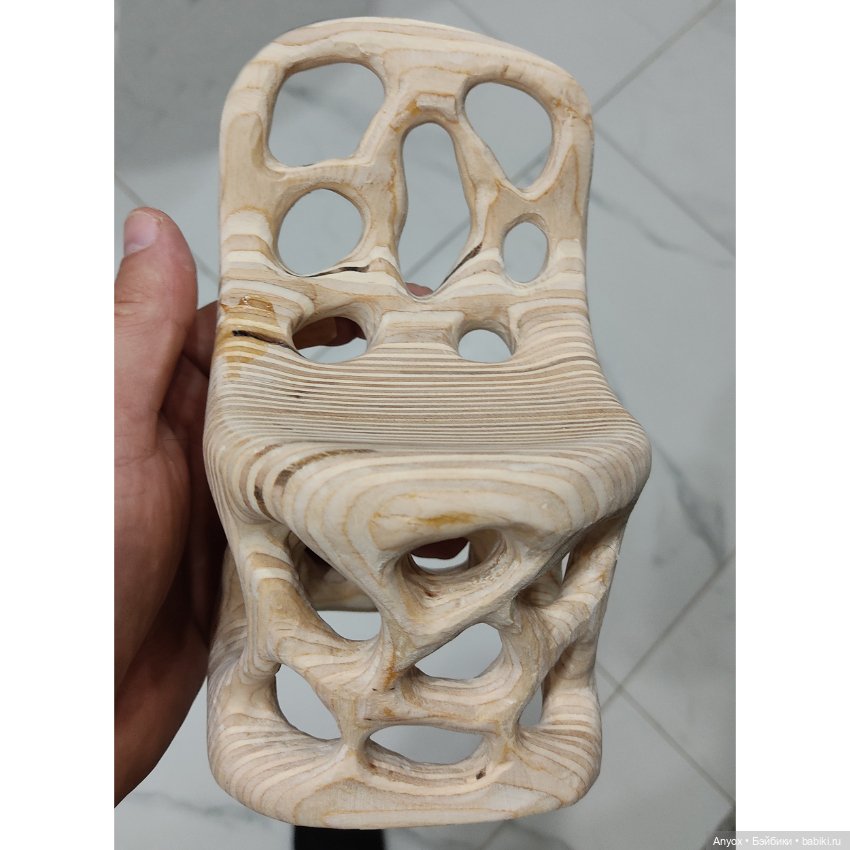 Стульчик с подсветкой — Мебель для кукол и домиков: фото