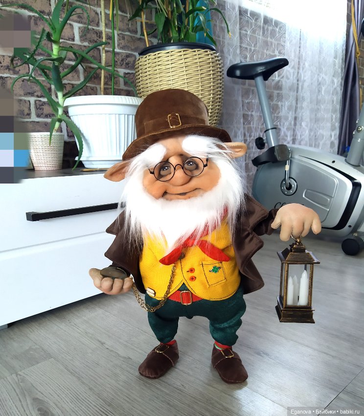 Лепрекон — Куклы из капрона и чулочной техники: авторские игрушки (фото 3)