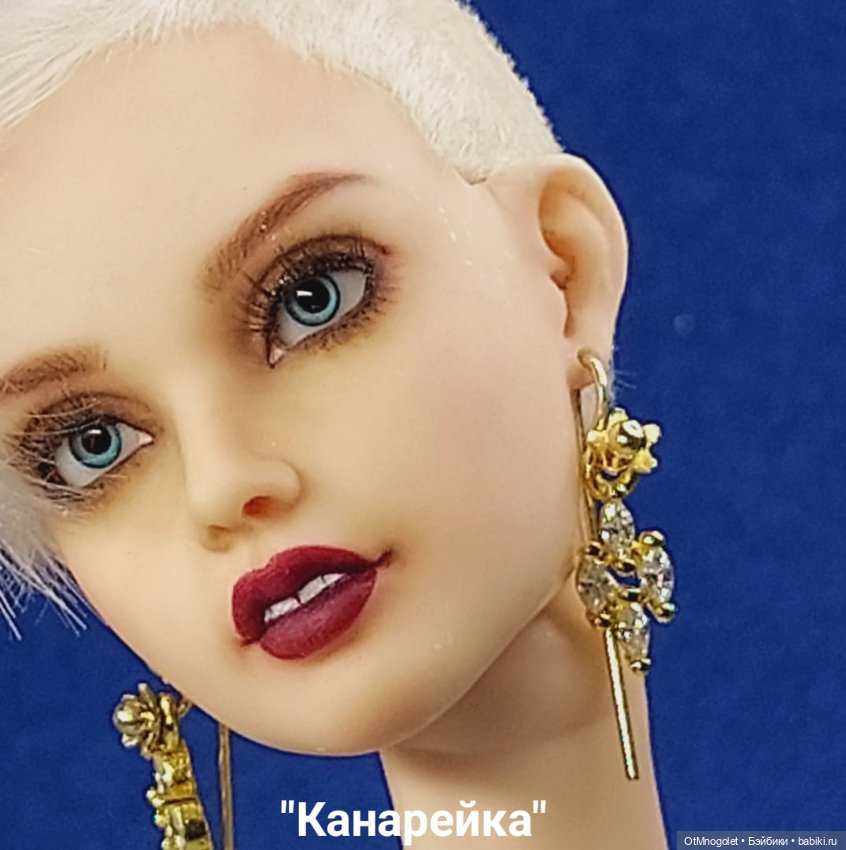 Серьги мини с цирконием на новой модели Рада OtMnogolet (фото 3)