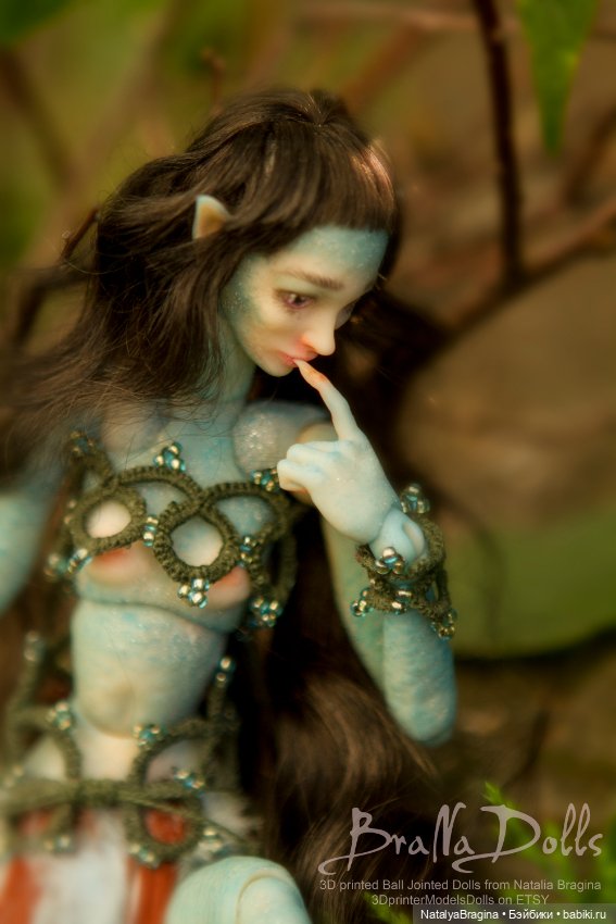 Маленькая эльфийка — Авторские шарнирные куклы своими руками: лепка (фото 4)
