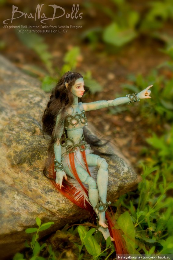Маленькая эльфийка — Авторские шарнирные куклы своими руками: лепка (фото 9)