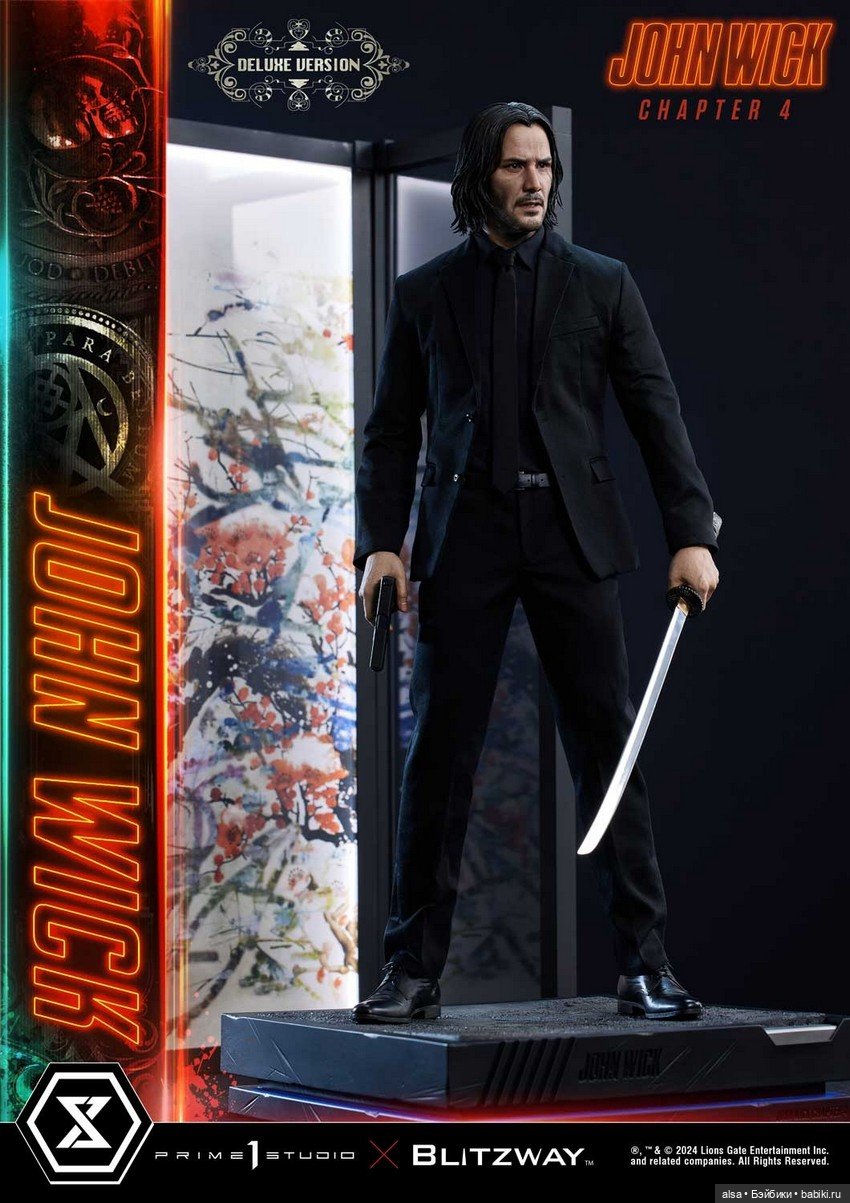 Prime 1 Studio совместно с Blitzway - статуя Джона Уика в масштабе 1/4 (фото 4)