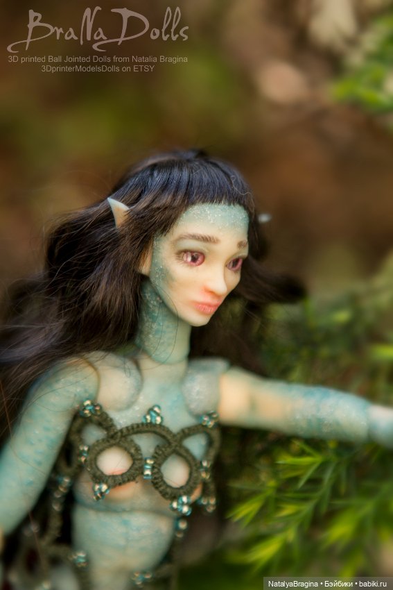 Маленькая эльфийка — Авторские шарнирные куклы своими руками: лепка (фото 8)