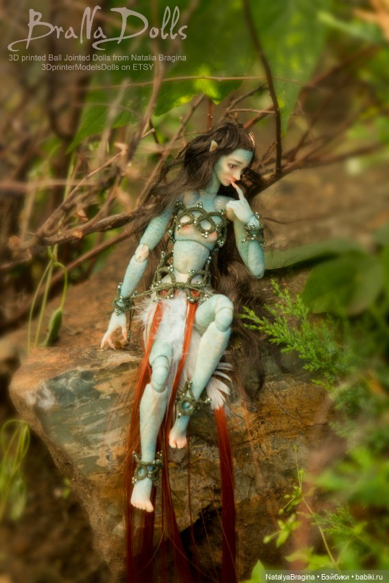 Маленькая эльфийка — Авторские шарнирные куклы своими руками: лепка