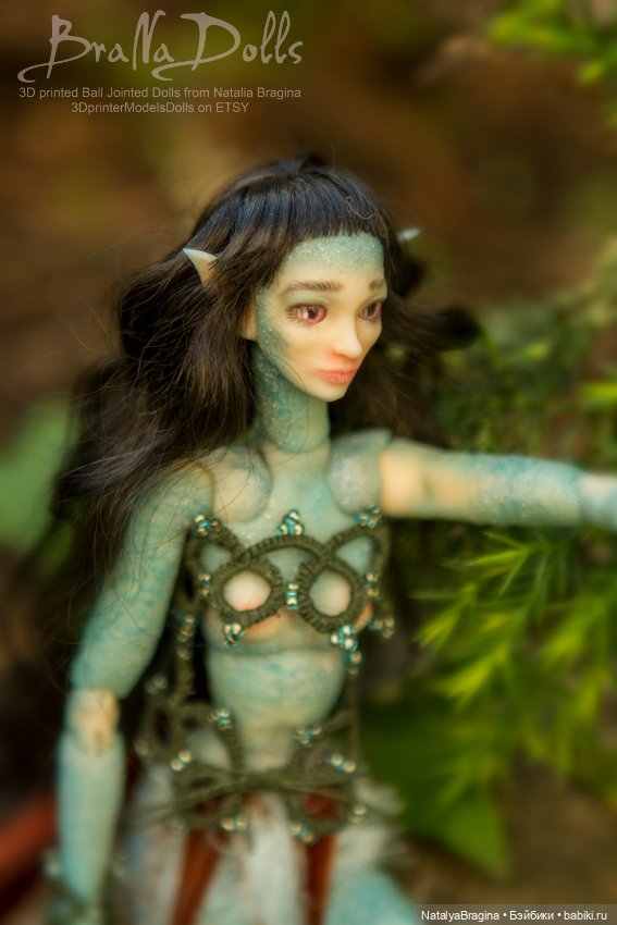Маленькая эльфийка — Авторские шарнирные куклы своими руками: лепка (фото 7)