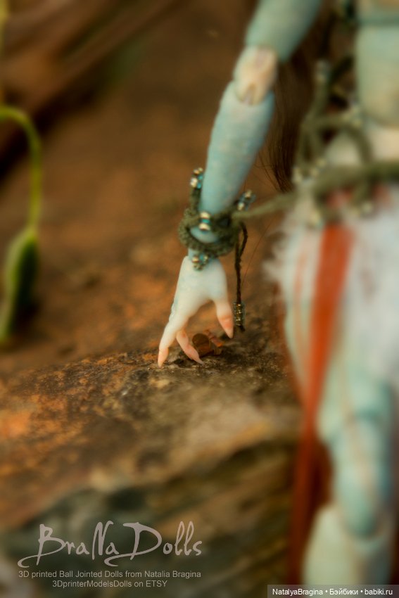 Маленькая эльфийка — Авторские шарнирные куклы своими руками: лепка (фото 3)