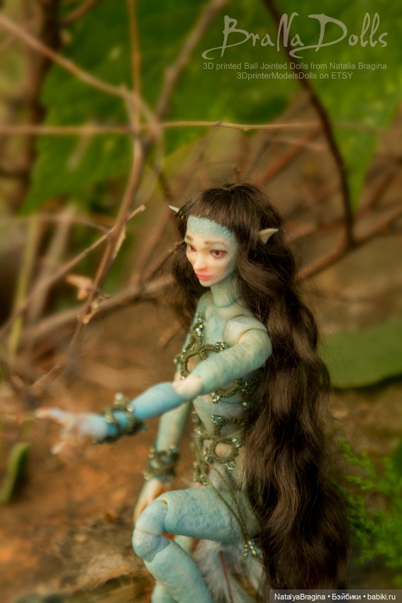 Маленькая эльфийка — Авторские шарнирные куклы своими руками: лепка (фото 5)