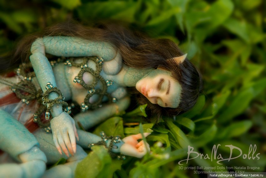 Маленькая эльфийка — Авторские шарнирные куклы своими руками: лепка