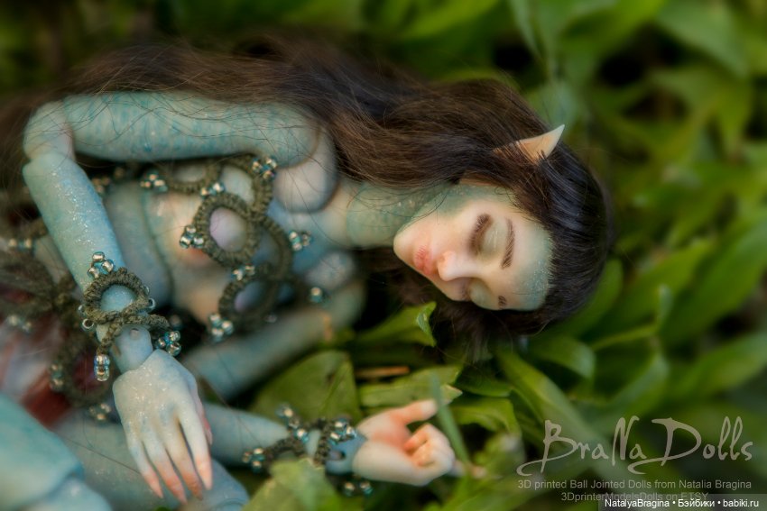 Маленькая эльфийка — Авторские шарнирные куклы своими руками: лепка