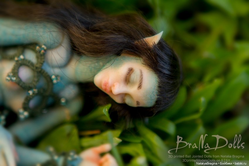 Маленькая эльфийка — Авторские шарнирные куклы своими руками: лепка