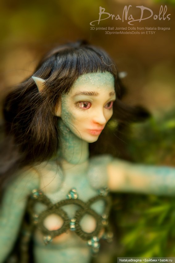Маленькая эльфийка — Авторские шарнирные куклы своими руками: лепка (фото 6)