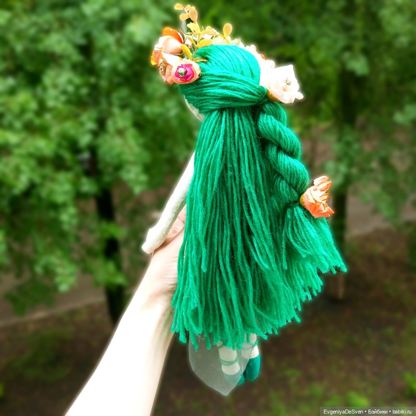 Лесная Нимфа🌿 — Авторские текстильные куклы: Вальдорфские (фото 3)