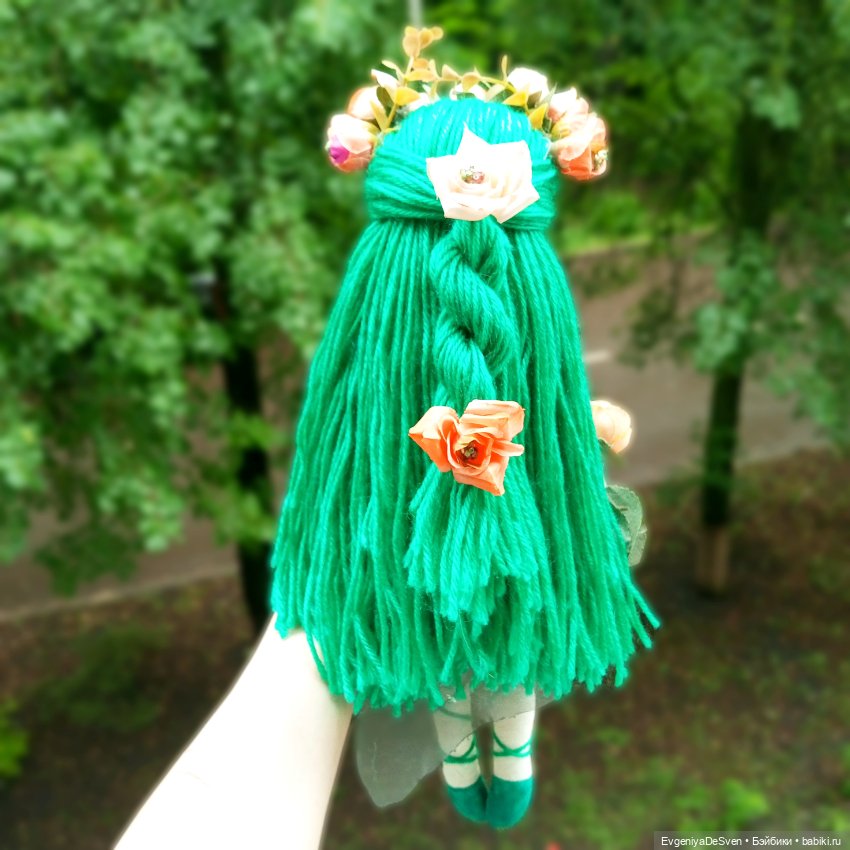 Лесная Нимфа🌿 — Авторские текстильные куклы: Вальдорфские (фото 2)