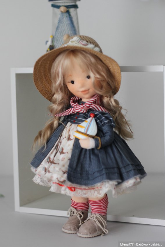 Морская прогулка — Авторские текстильные куклы: Вальдорфские (фото 7)