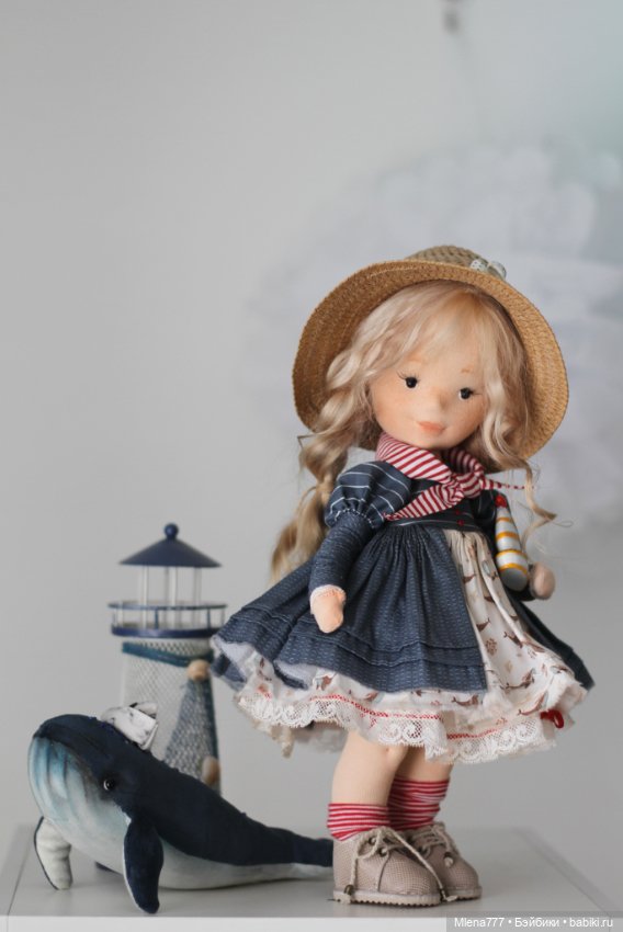 Морская прогулка — Авторские текстильные куклы: Вальдорфские (фото 2)