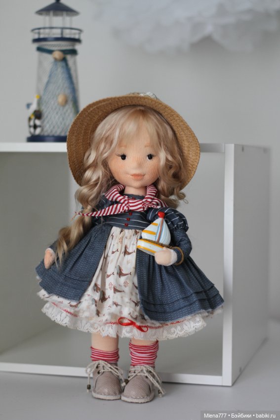 Морская прогулка — Авторские текстильные куклы: Вальдорфские (фото 6)
