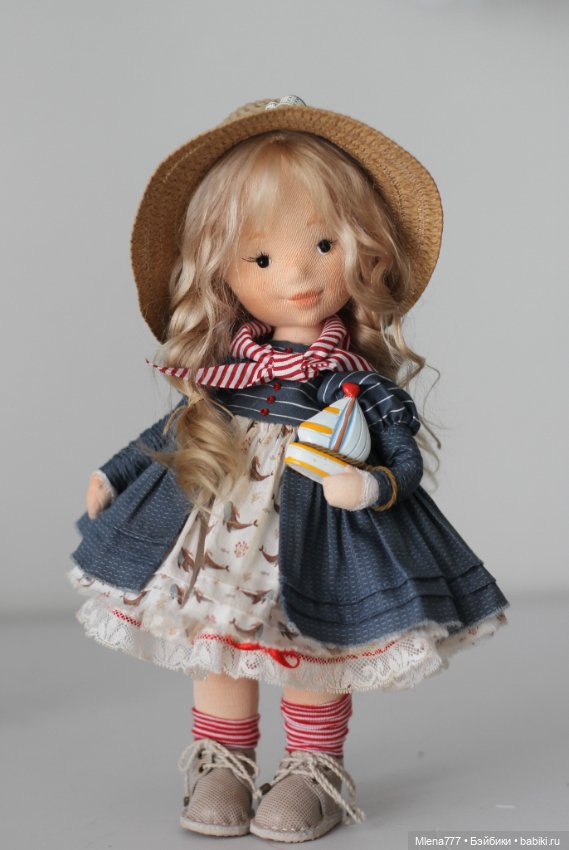 Морская прогулка — Авторские текстильные куклы: Вальдорфские (фото 8)