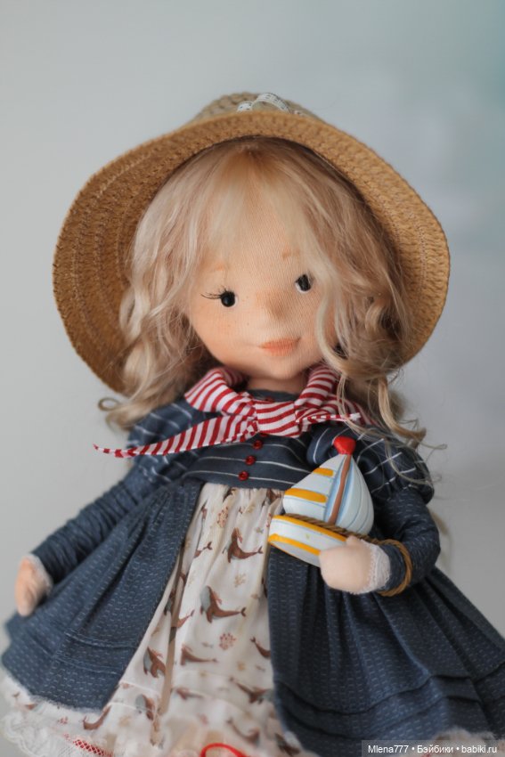Морская прогулка — Авторские текстильные куклы: Вальдорфские (фото 3)