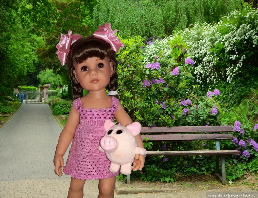 "Розовая нежность" Описание сарафана на Готц крючком (фото 3)