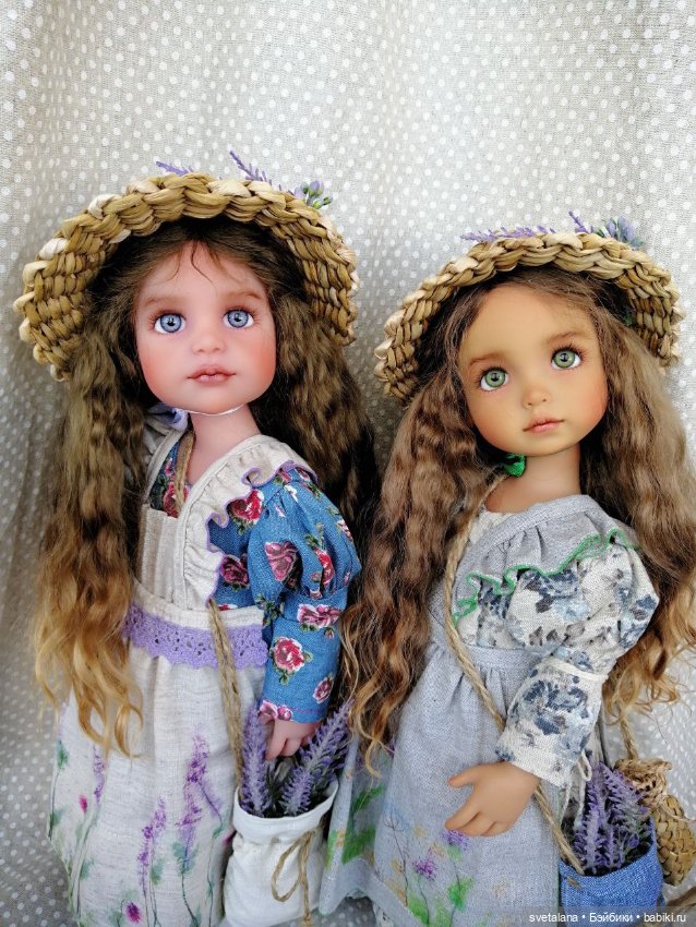 Лето... Лавандовое настроение... Лавандовые девочки Подружки