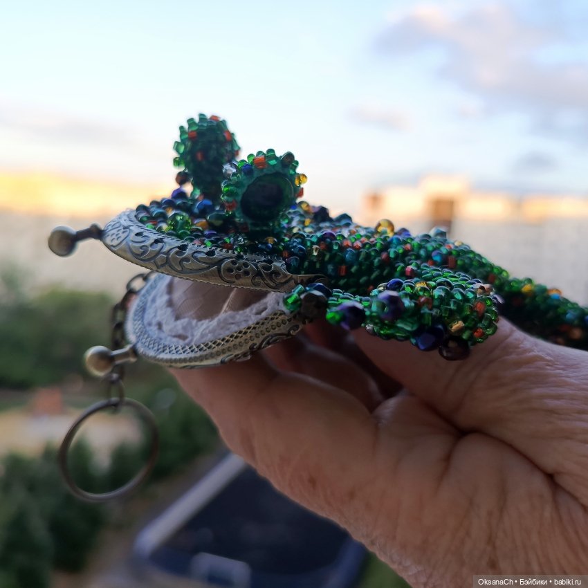 Земноводное из бисера — Другие хобби и увлечения: сад (фото 2)