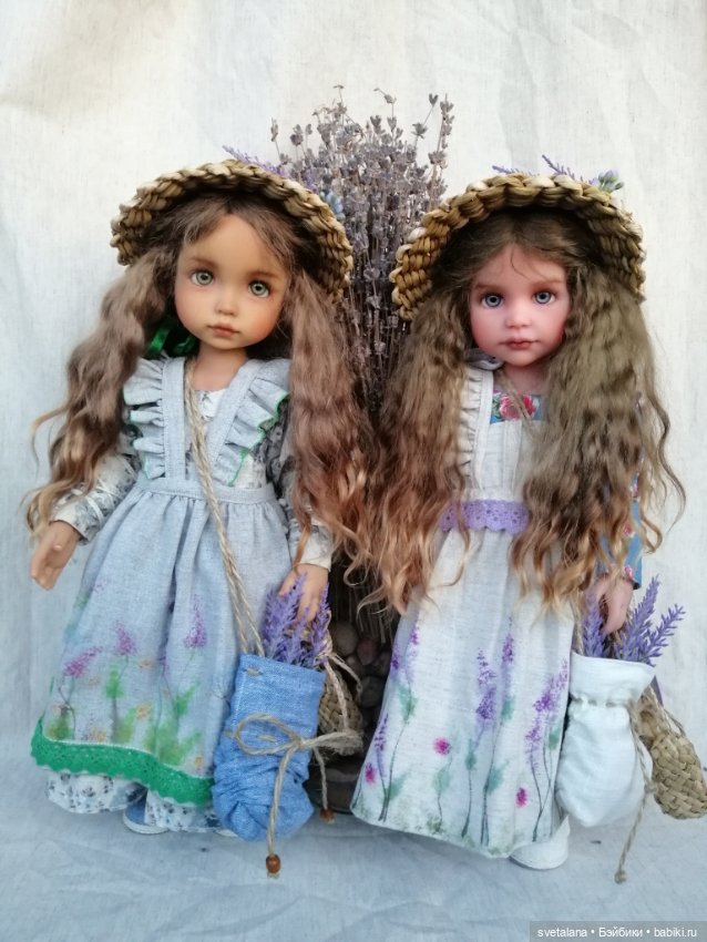 Лето... Лавандовое настроение... Лавандовые девочки Подружки