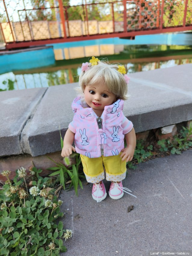 Милочка путешествует🍓💛🌷( Габриэль Мюллер, винил, 23см) (фото 4)