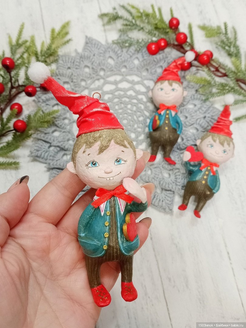 Гномики — Лепка авторских игрушек и папье (фото 9)