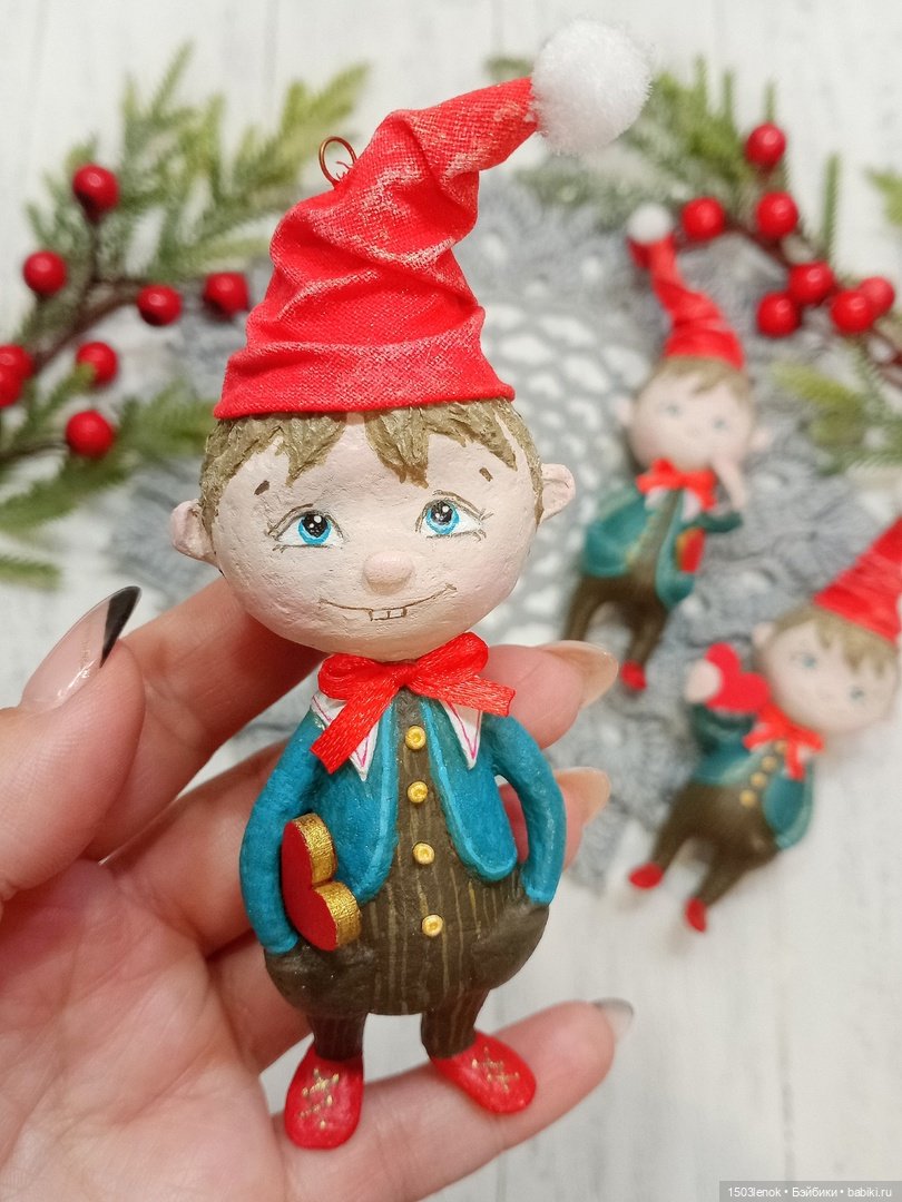 Гномики — Лепка авторских игрушек и папье (фото 8)