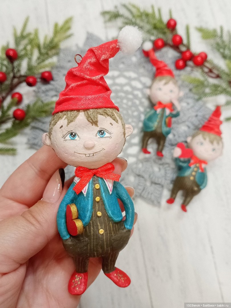 Гномики — Лепка авторских игрушек и папье (фото 4)