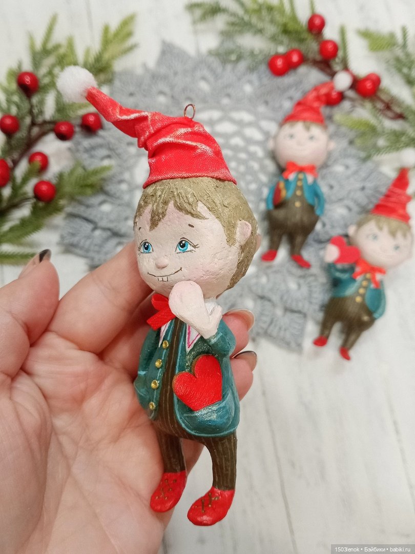 Гномики — Лепка авторских игрушек и папье (фото 10)