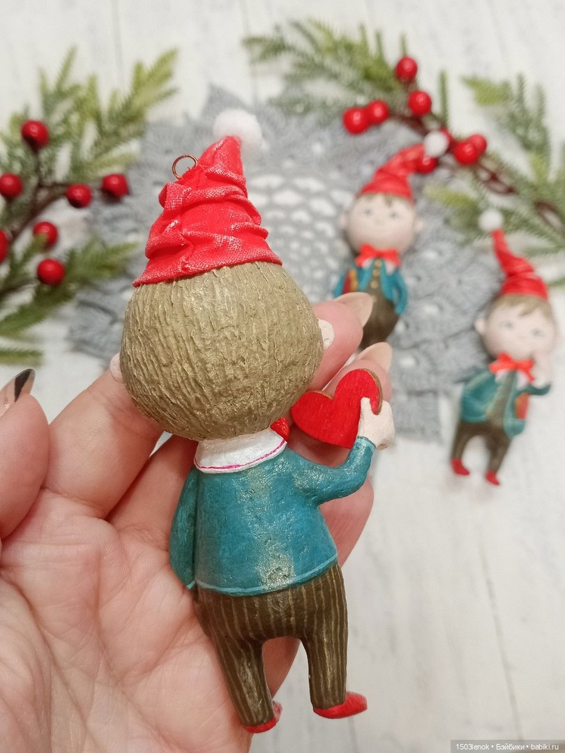 Гномики — Лепка авторских игрушек и папье