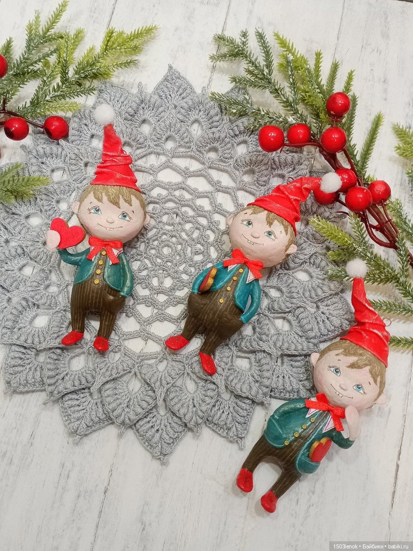 Гномики — Лепка авторских игрушек и папье