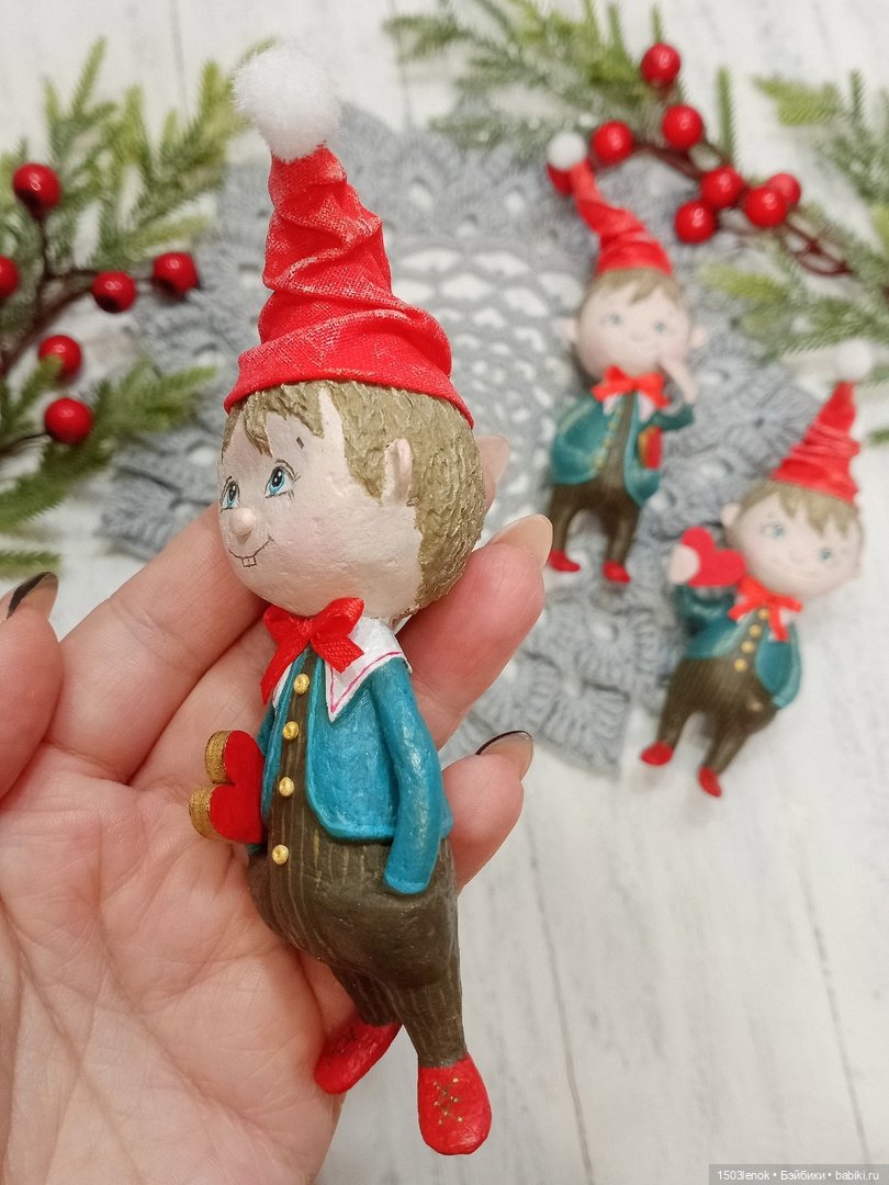 Гномики — Лепка авторских игрушек и папье (фото 6)