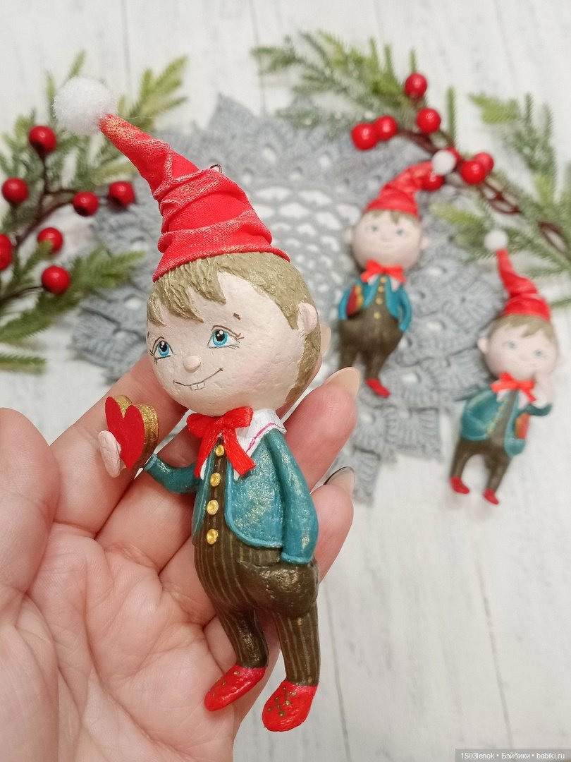 Гномики — Лепка авторских игрушек и папье