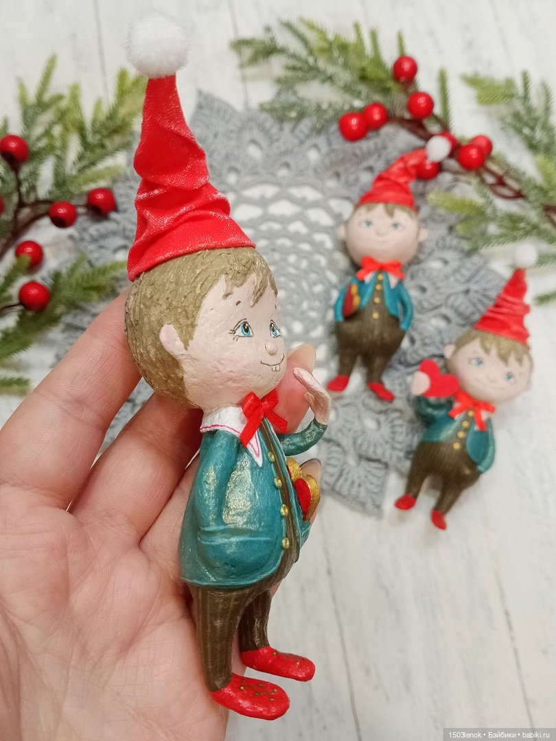 Гномики — Лепка авторских игрушек и папье