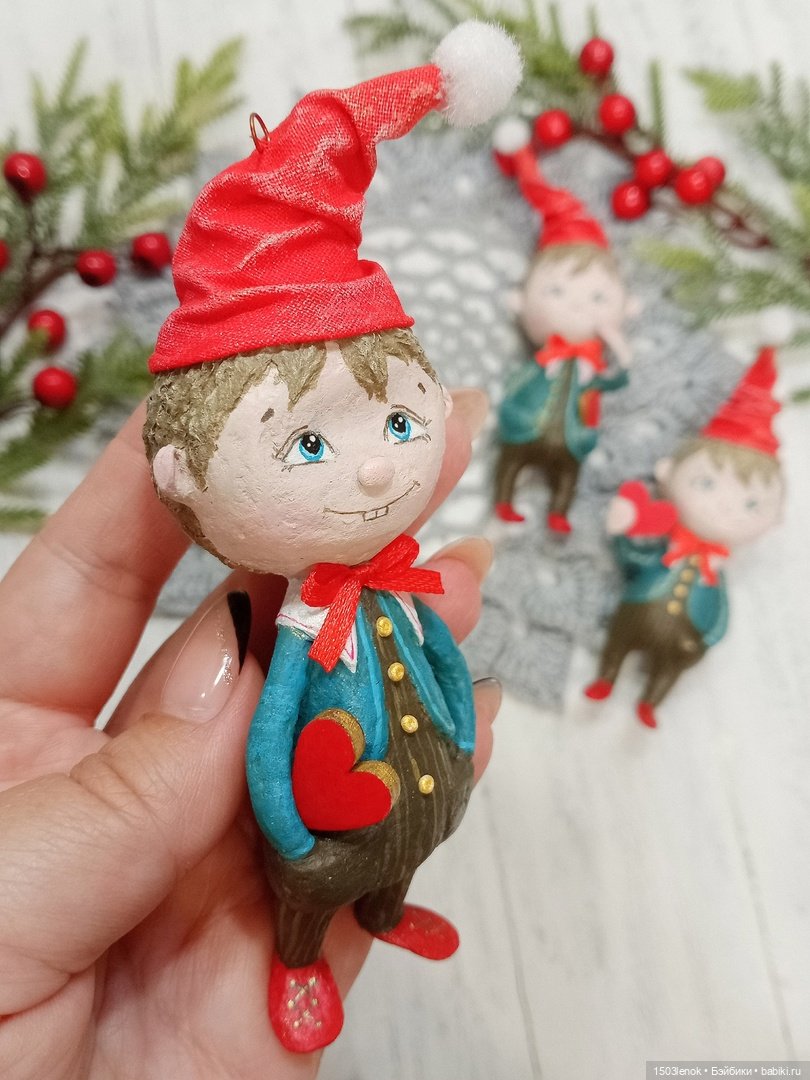 Гномики — Лепка авторских игрушек и папье (фото 5)