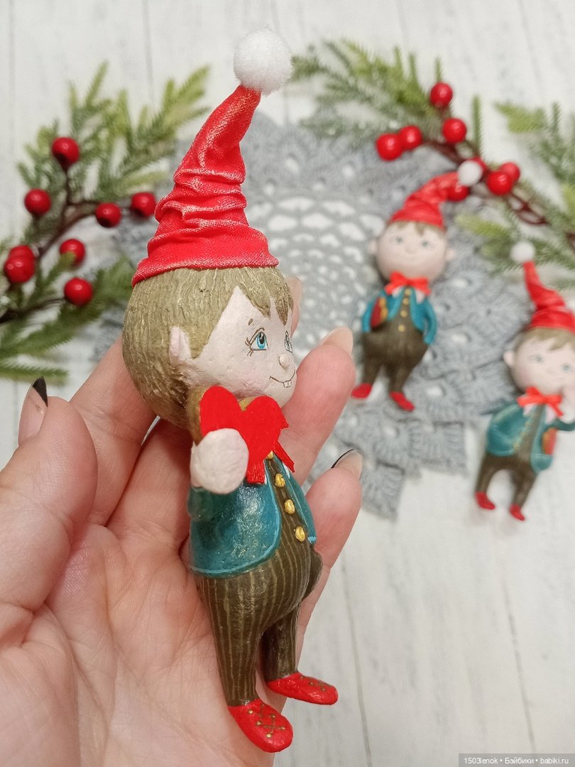 Гномики — Лепка авторских игрушек и папье