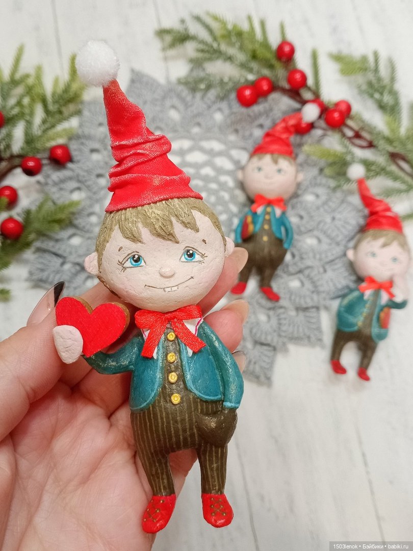 Гномики — Лепка авторских игрушек и папье