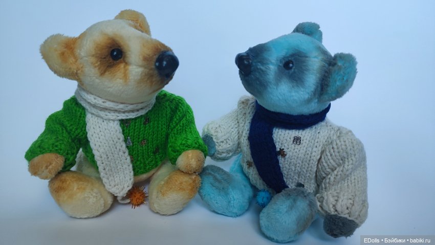 Забавные мишки Бим и Бом — Домашние фото авторских игрушек: Тедди