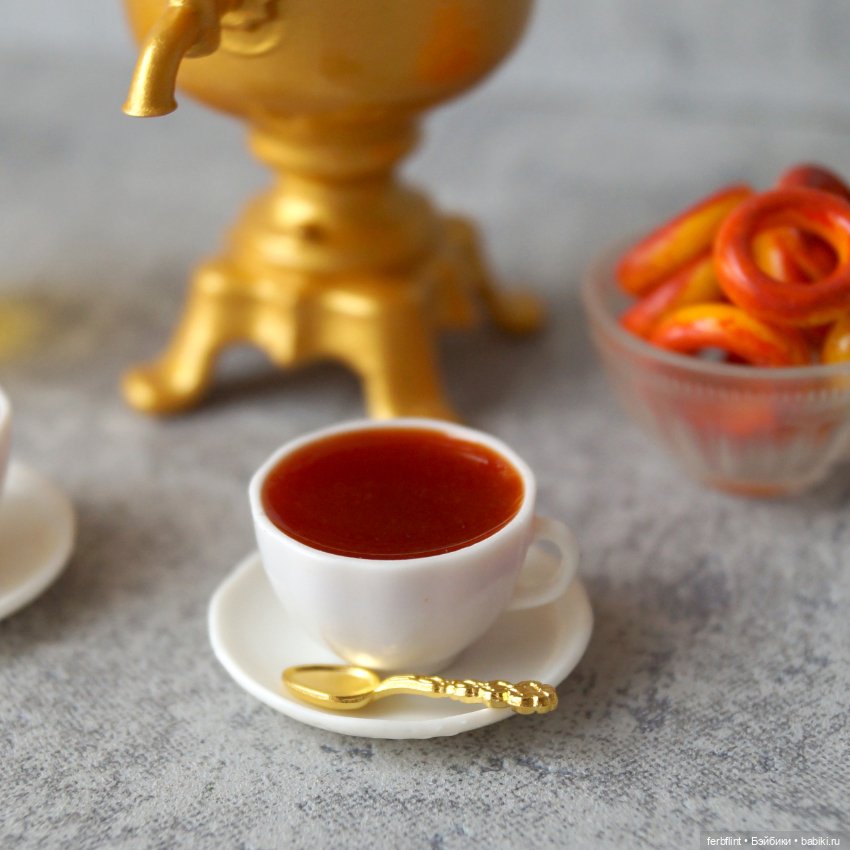 Чайно-кофейные страсти — Кукольная миниатюра своими руками: еда (фото 2)