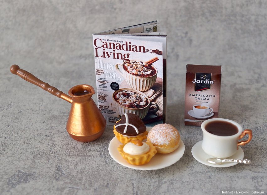 Чайно-кофейные страсти — Кукольная миниатюра своими руками: еда