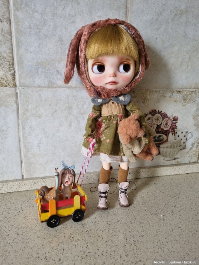 Пуговка приехала — Куклы Blythe (Блайз) ООАК: кастом (фото 2)