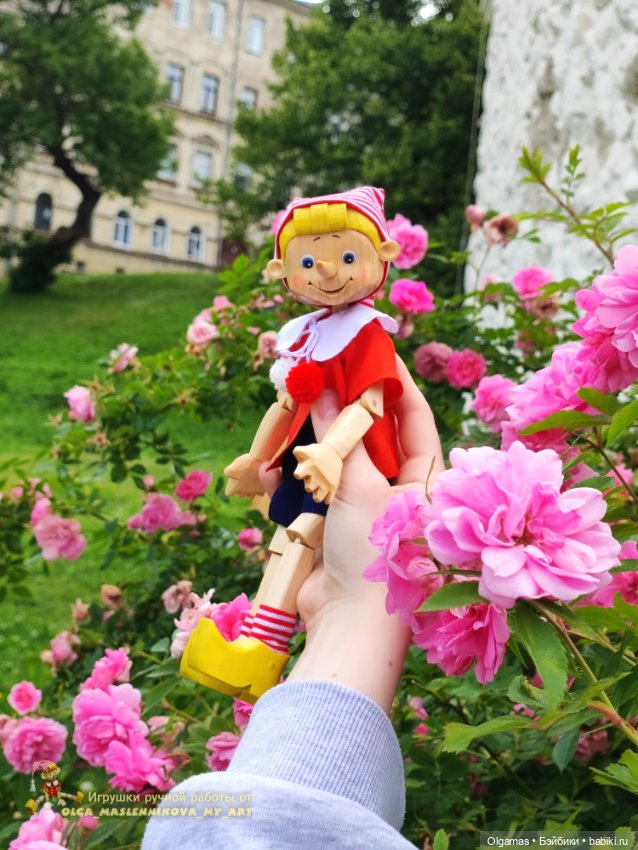 Буратинка в Выборге 😊❤ — Авторские игрушки из дерева: резьба (фото 4)