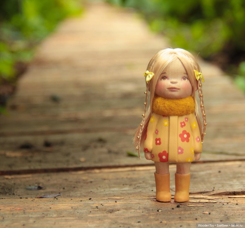 Деревянная куколка — Авторские куклы из дерева